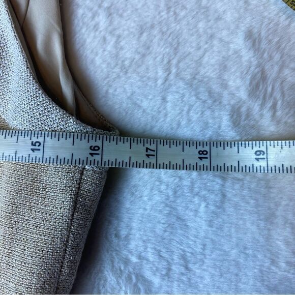 Classiques Entier Sleeveless Dress Neutral/Taupe Size 4 - Picture 11 of 13